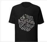 Ask, Trust, Thank God Rhinestone Top