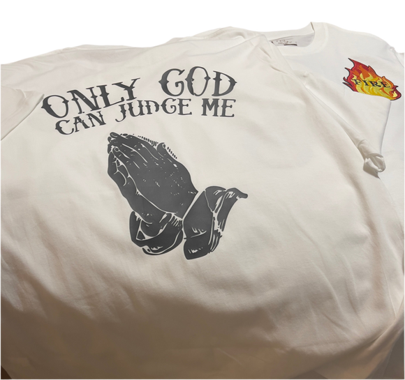 Fire only God Back Print T-Shirt