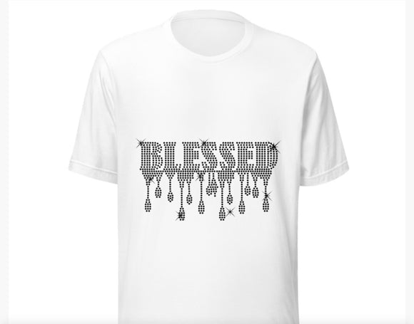 The Blessed Rhinestone T-Shirt