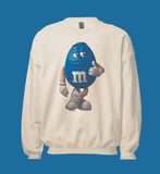 Blue 'M&M' Top