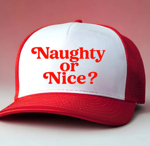 Naughty or Nice Trucker Hat
