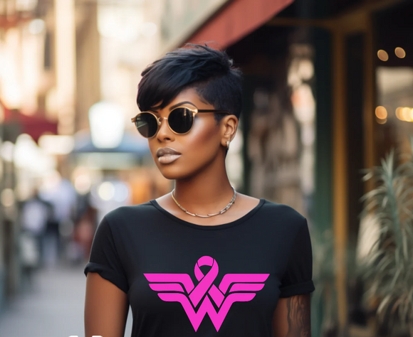 Pink Wonder Woman T-Shirt