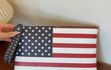 American Flag Clutch