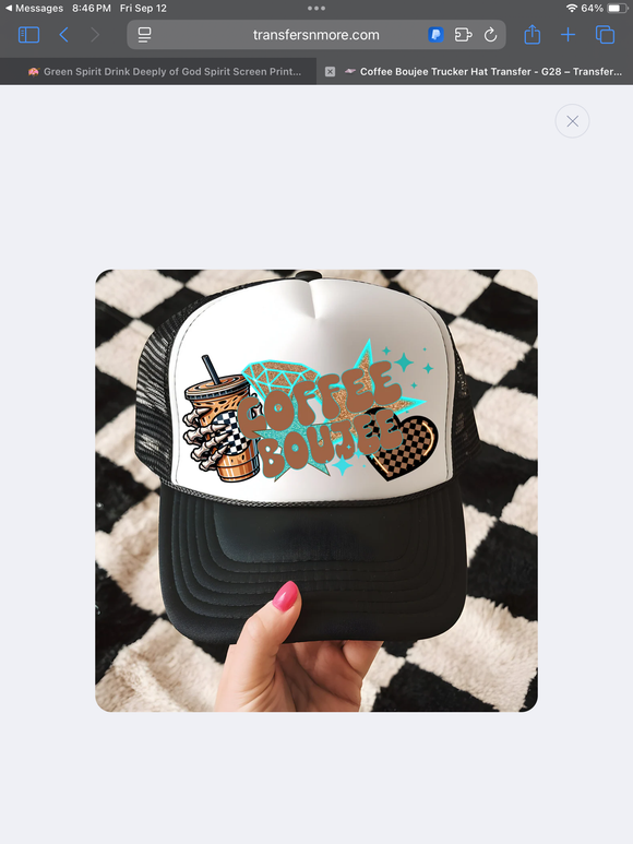 Coffee Boujee Trucker Hat