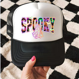 Neon Halloween Trucker Hats