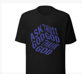 Ask, Trust, Thank God Rhinestone Top