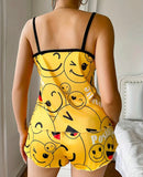 Smiling Face 2pc Pajama Set