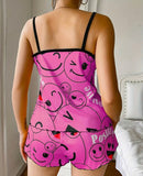 Smiling Face 2pc Pajama Set