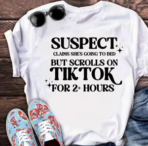 Suspect on Tik Tok