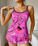 Smiling Face 2pc Pajama Set