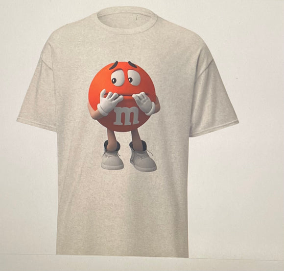 Orange 'M&M' Top