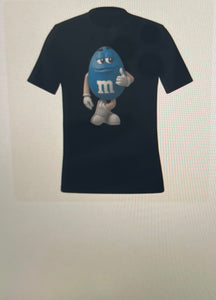 Blue 'M&M' Top