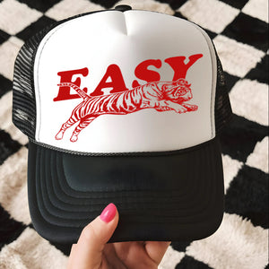 Red Easy Tiger Top