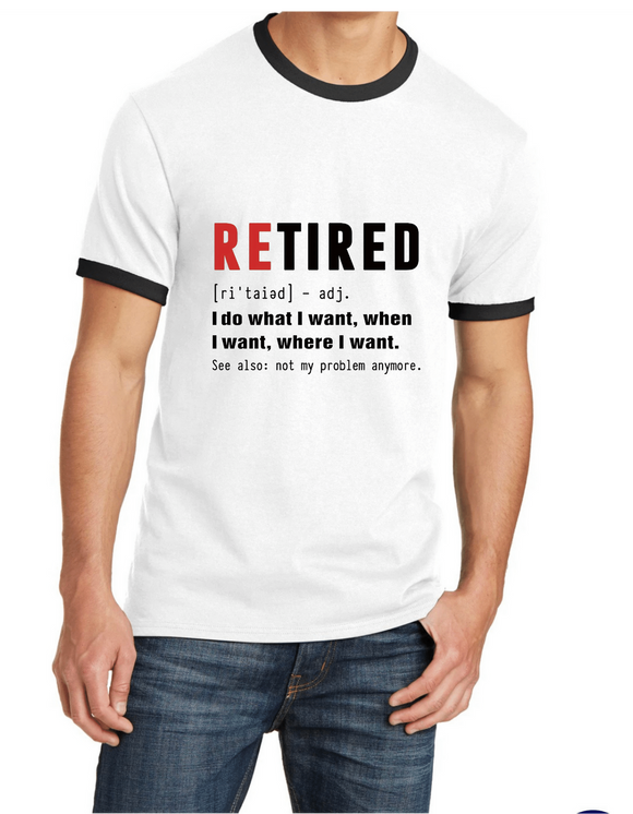 Retired Unisex T-Shirts