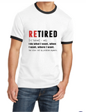 Retired Unisex T-Shirts