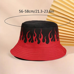 Flaming Fire Bucket Hat