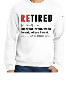 Retired Unisex T-Shirts