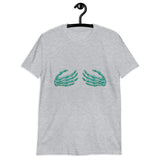 Cuffing Teal Skellie Hands T-Shirt