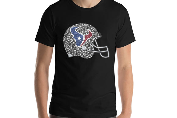 Bling Texans Helmet T-Shirt