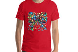 Christmas Lights Bow T-Shirt