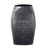 Peppy Solid Sequin Skirt