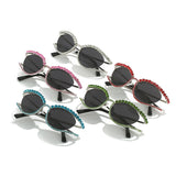 Cat Eye Crystal Diamond Sunglasses