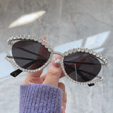 Cat Eye Rhinestone Sunglasses