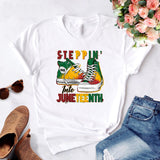 Steppin Into Juneteenth T-Shirt