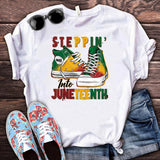 Steppin Into Juneteenth T-Shirt