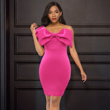 Leslie Ruffle One Shoulder Dress