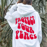 Protect Your Peace Oversize Hoodie