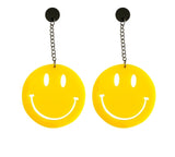 Yellow Smiling Face Earrings