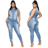 Phoenix Denim Jump Suit
