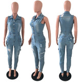 Phoenix Denim Jump Suit