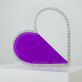 Heart Shaped Diamond Clutch