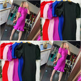Victoria Ruffle Bandage Dress