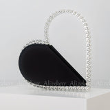 Heart Shaped Diamond Clutch