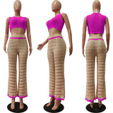 Roni 2 pc Crop Top & Pant Beach Set