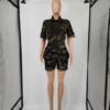 S-2XL Plus Size Camouflage Jumpsuit