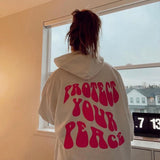 Protect Your Peace Oversize Hoodie