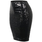 Peppy Solid Sequin Skirt