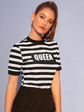 The Queen Rib-Knit Top