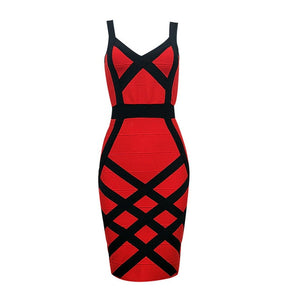 Lady Red Bandage Dress