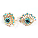 Turkish Blue Eye Bohemian Earrings