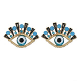 Turkish Blue Eye Bohemian Earrings