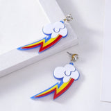 Lightning Acrylic Earrings