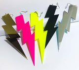 Lightning Acrylic Earrings