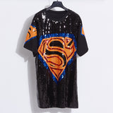 Super Lady Oversized Loose Sequin Dress