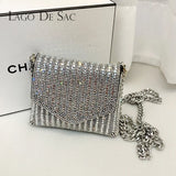 Mini Rhinestone Small Envelope Bag