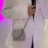 Mini Rhinestone Small Envelope Bag